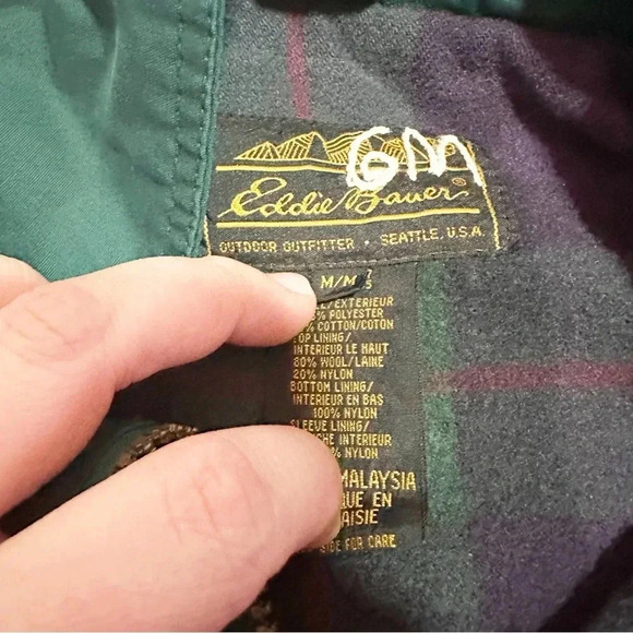 Eddie Bauer Chore Field Barn Jacket Womens M Blanket Lined size medium - Picture 11 of 12